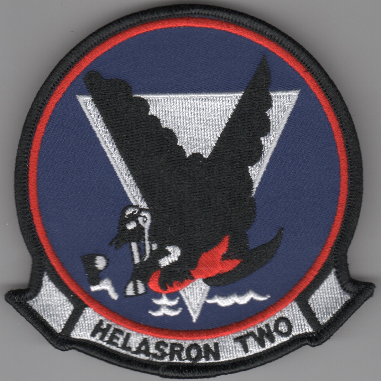 HS-2 Squadron Patch (Dark Blue)
