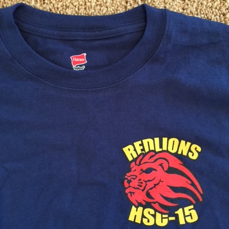 HSC-15 T-shirt (Dk. Blue/FRONT)