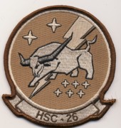 HSC-26 CHARGERS DESERT COMMAND CHEST PATCH 