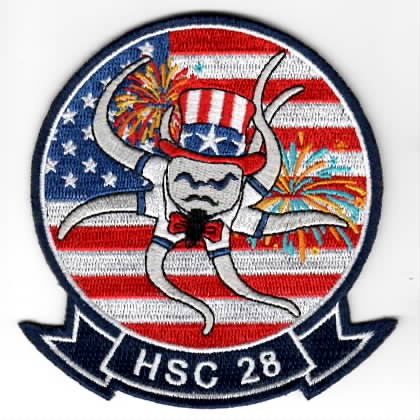 HSC-28 'JULY 4th' Squadron Patch (Uncle-PUS)
