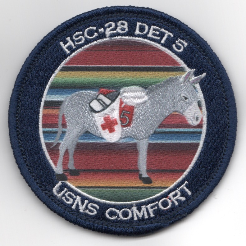HSC-28 Det-5 'USNS COMFORT' Patch (Blue)