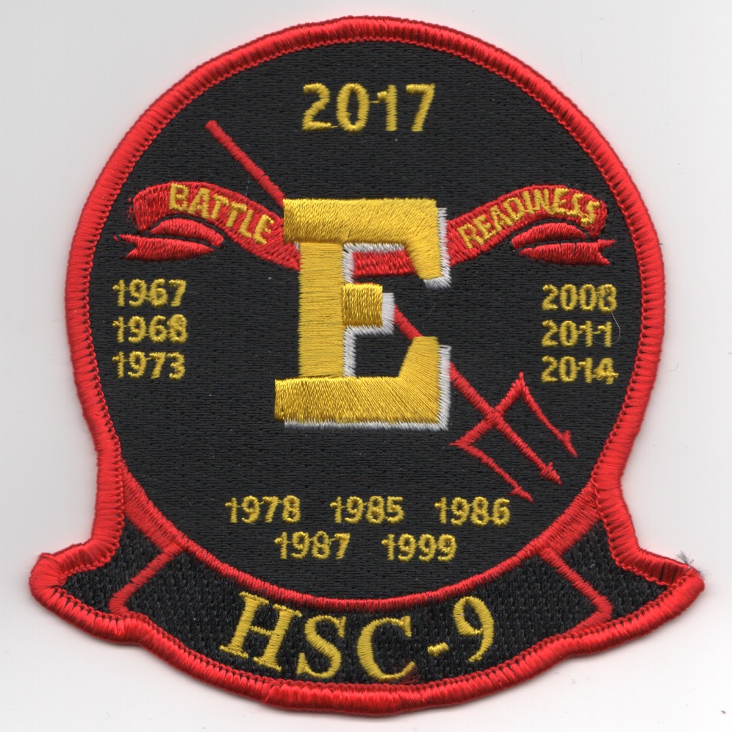 HSC-9 2017 'Battle E' Patch (Red/Black)