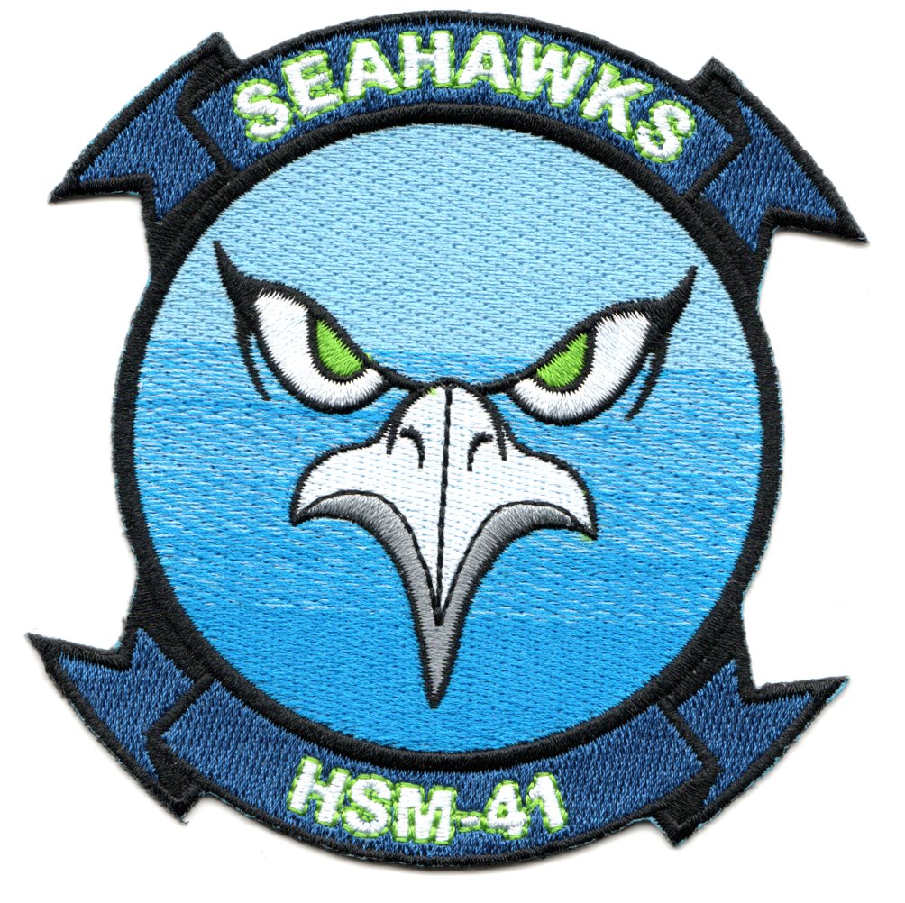 HSM-41 Squadron Patch (Blue)