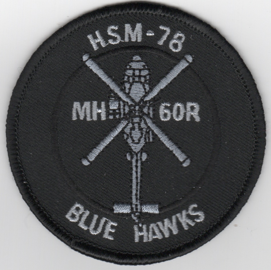 HSM-78 A/C 'Bullet' Patch (Black)