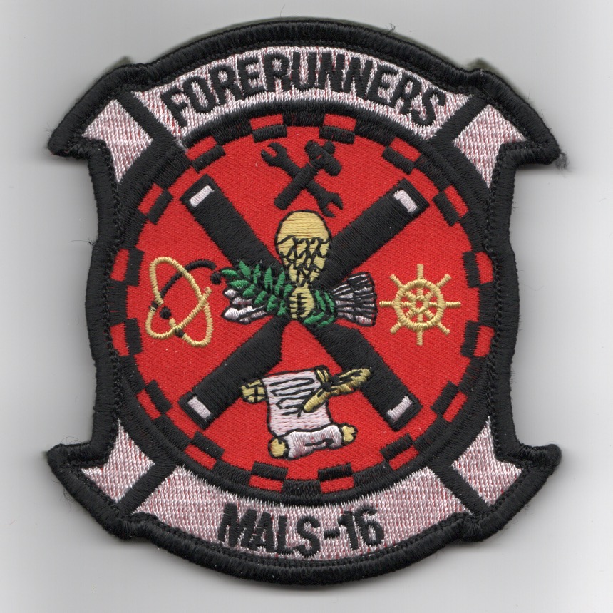 MALS-16 'Forerunners' Sqdn Patch (Red)