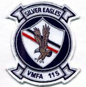 VMFA-115 Squadron Patch (White)