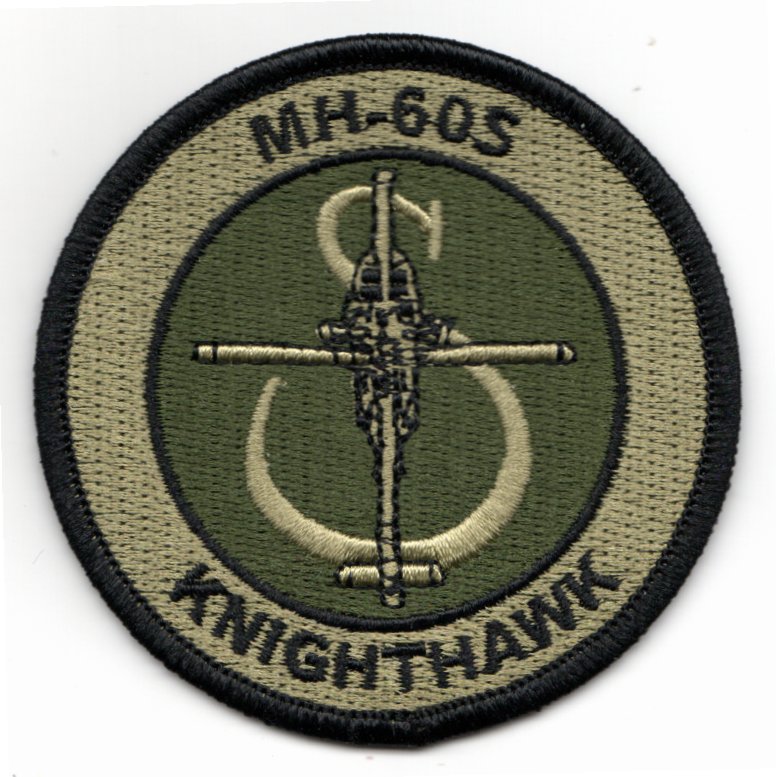 MH-60S 'KnightHawk' Bullet Patch (Subd)