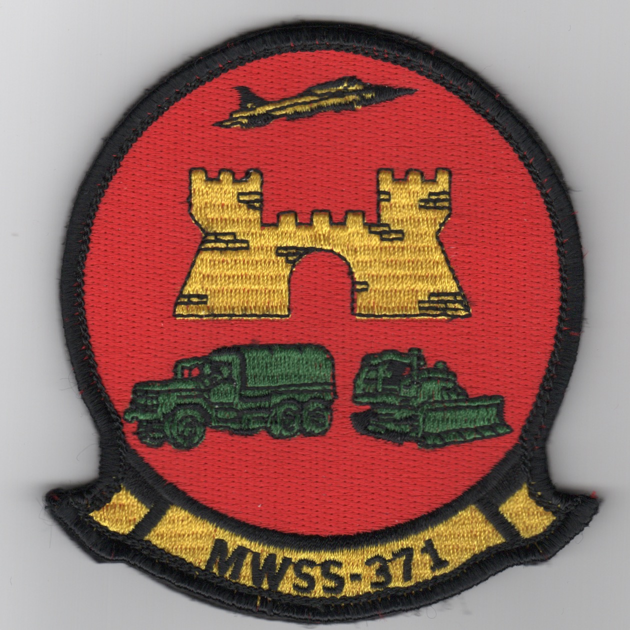 MWSS-371 Squadron Patch (Red)