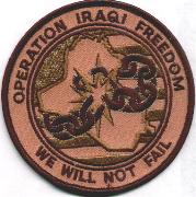 Operation Iraqi Freedom Patch (Des)