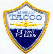 P-3 Instructor TACCO Shield Patch