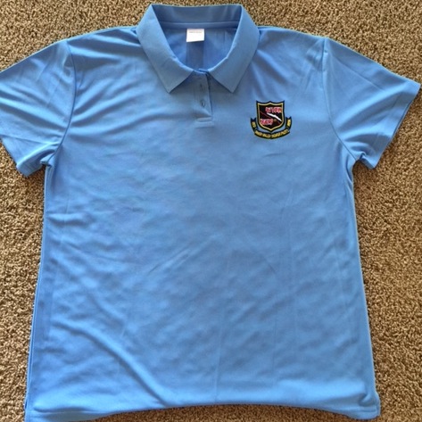 LADIES RRVA Polo Shirt (Lt Blue)
