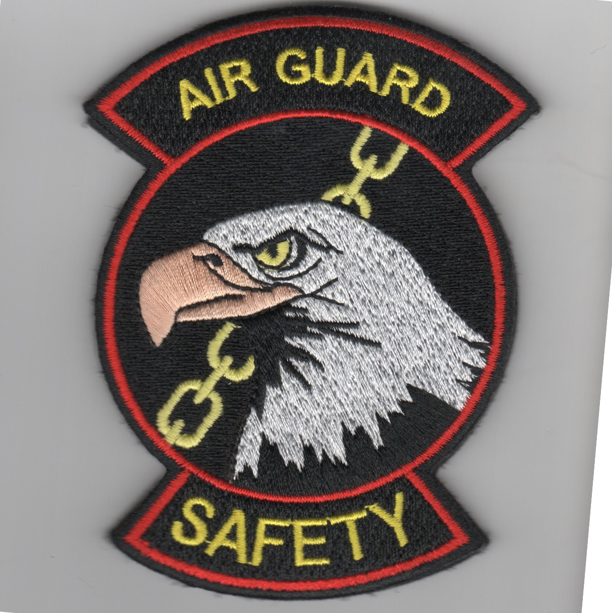 Air National Guard-Safety (Black/Red w/Velcro)
