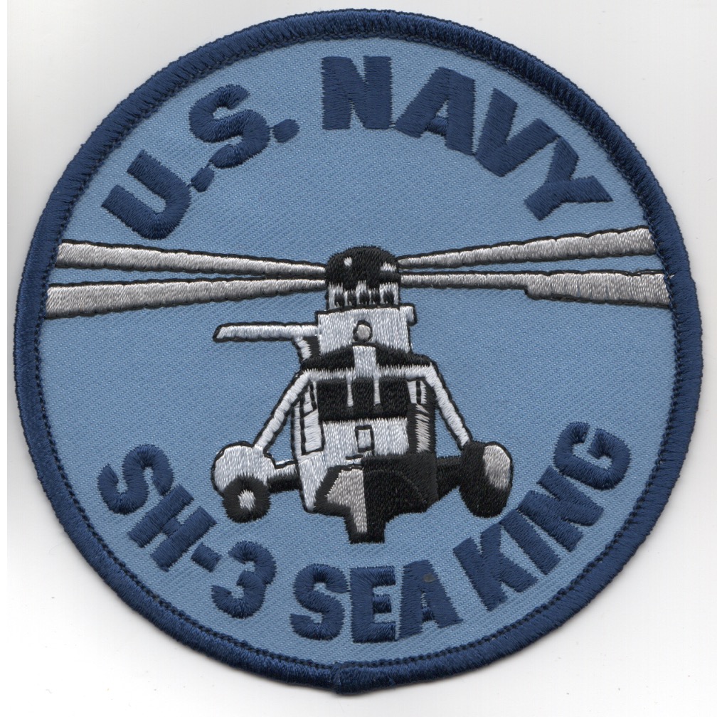 SH-3 'Sea King' Helo Patch (Blue)