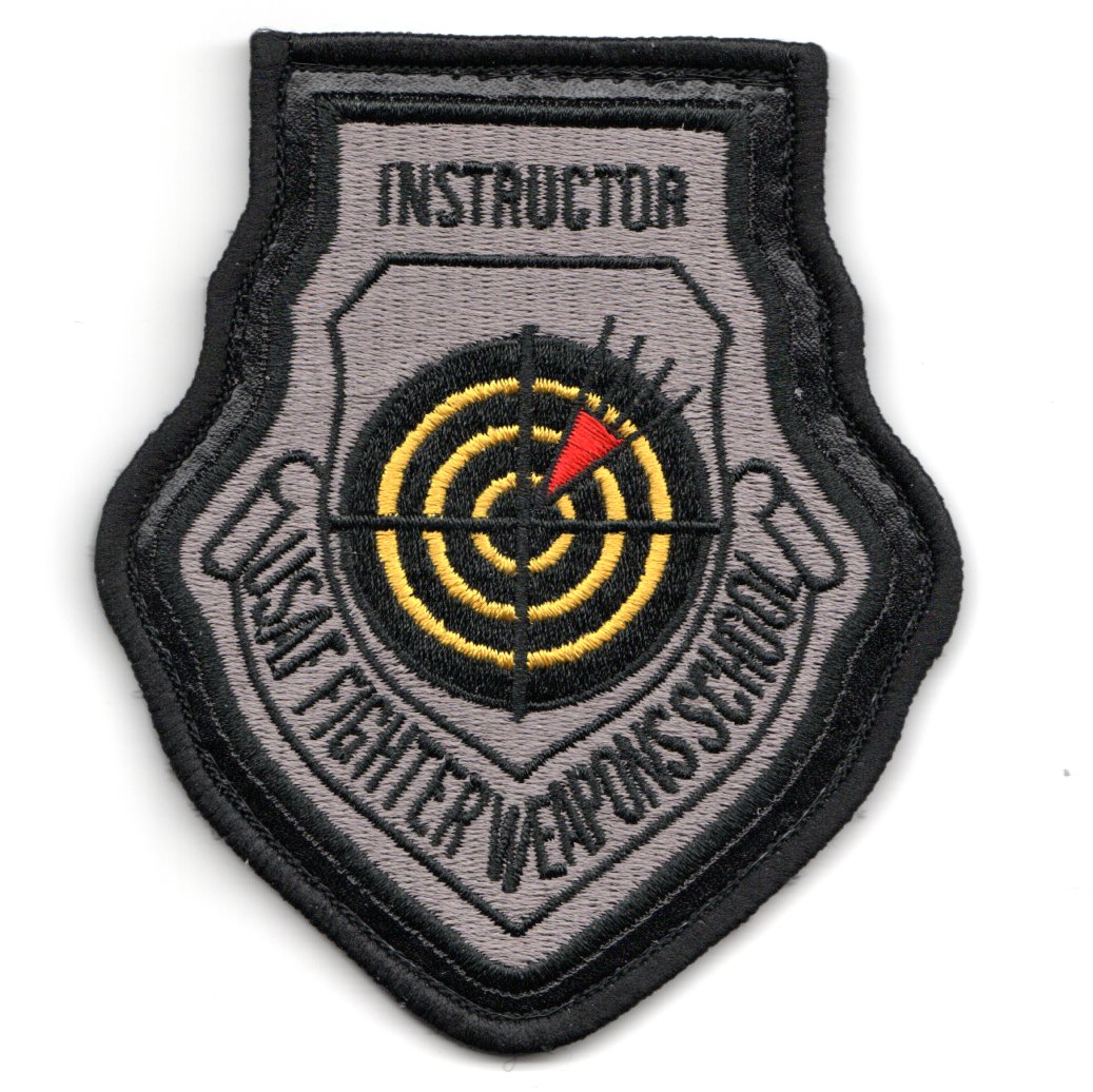 USAF Fighter WIC INSTRUCTOR Patch (LX/Velcro)