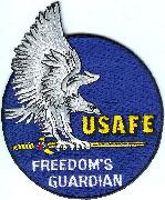 US Air Forces in Europe Crest (Round)