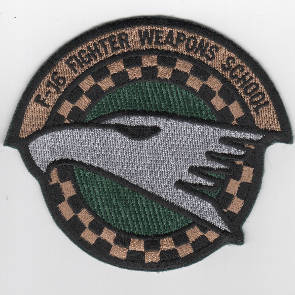 USAF FWIC F-16 Division Patch (Green)