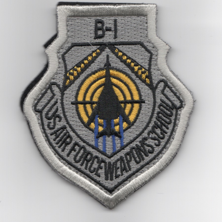 USAF WIC B-1B Division Patch (WHITE Border)