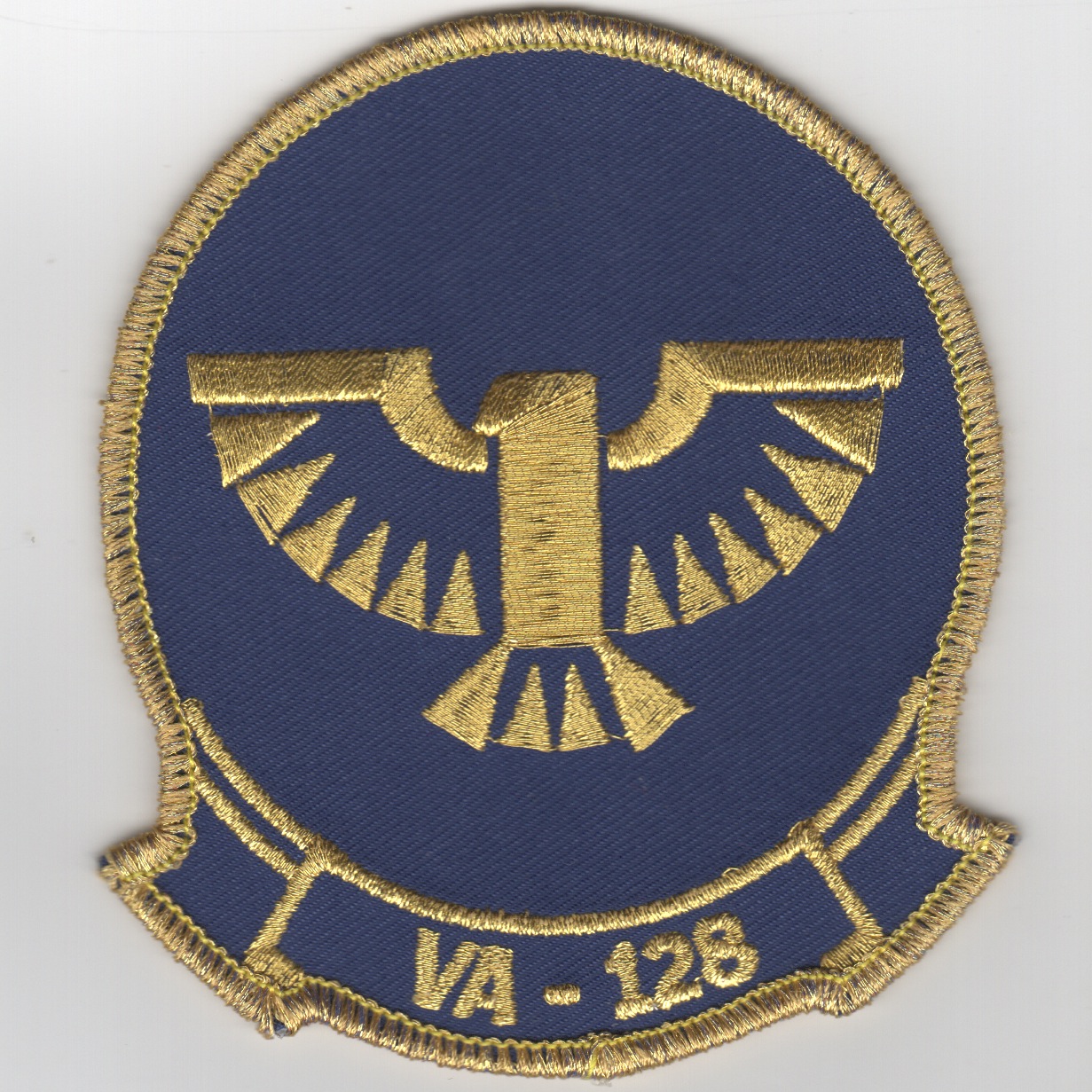 VA-128 Squadron Patch (Blue/Gold)
