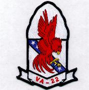 VA-22 Squadron Patch (w/Scroll)