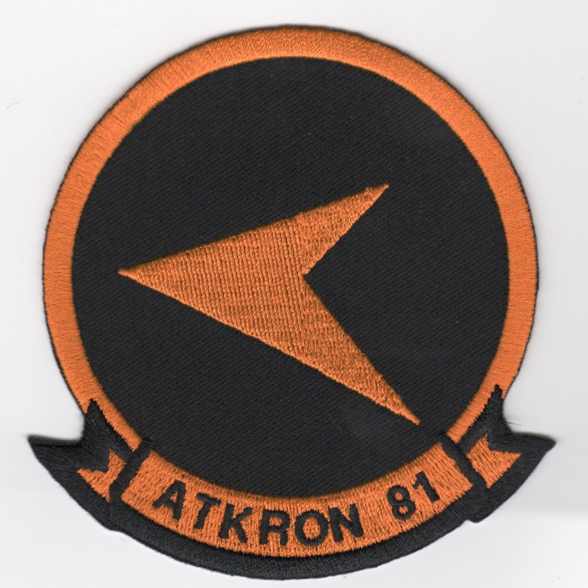 VA-81 Squadron (Black/Orange Chevron)