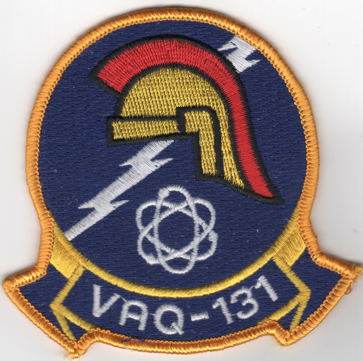 VAQ-131 Squadron Patch (Dk Blue/Yellow Border)