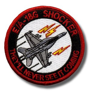 VAQ-132 EA-18G 'SHOCKER' Bullet Patch