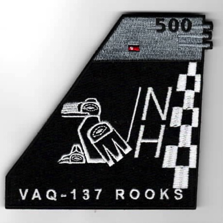 VAQ-137 EA-18G '500' Tailfin (Black)