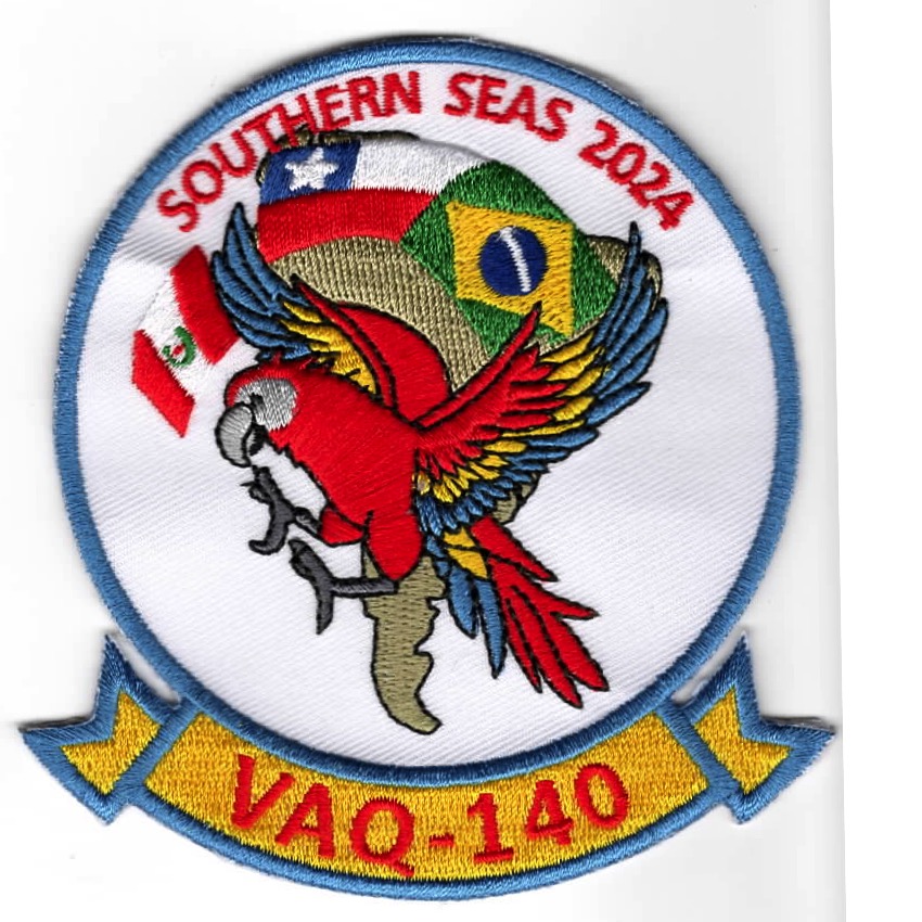 VAQ-140 '2024 SOUTHERN SEAS' (White/No V)