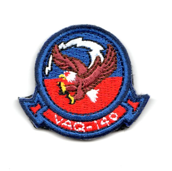 (MINIATURE) VAQ-140 Squadron Patch (Blue/V)