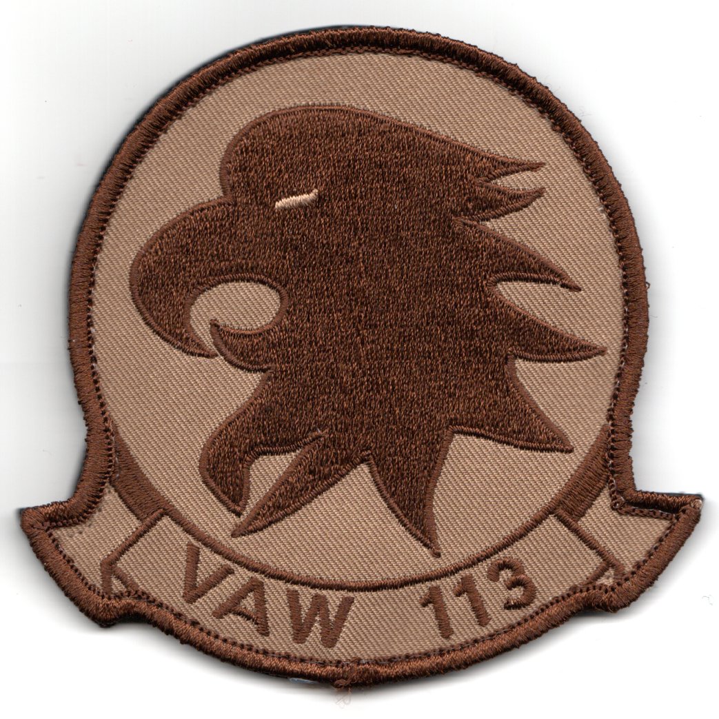 VAW-113 Squadron Patch (Des/Velcro)