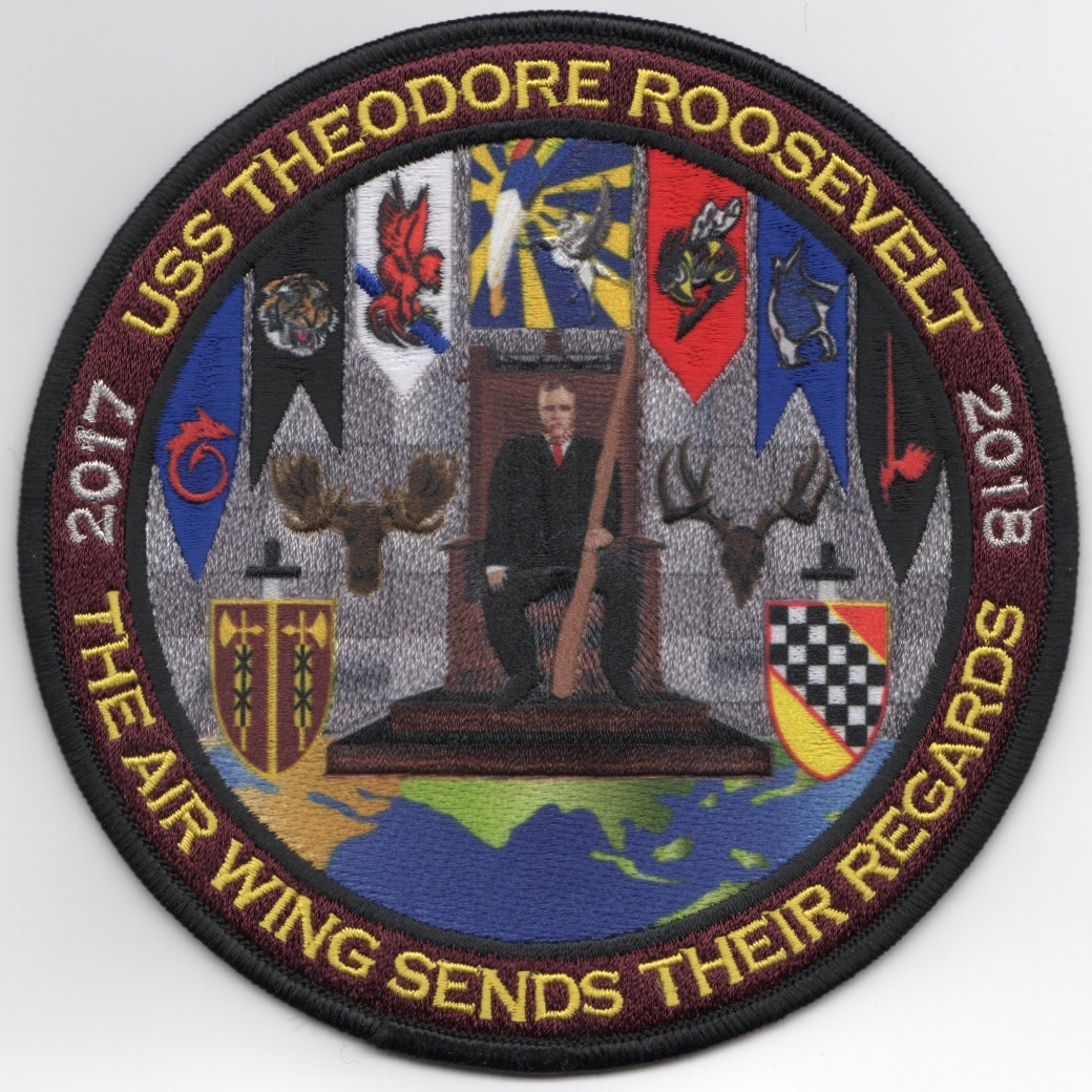 VAW-116/CVN-71/CVW-17 'Game of Thrones' 2018 Cruise Patch