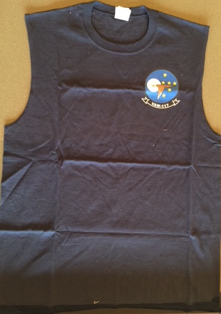 VAW-117 T-shirt (Sleeveless/Blue)