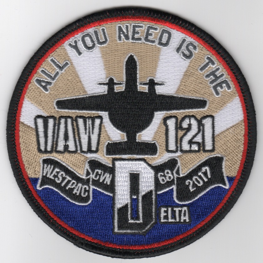 VAW-121 2017 'NEED THE D' Cruise Patch