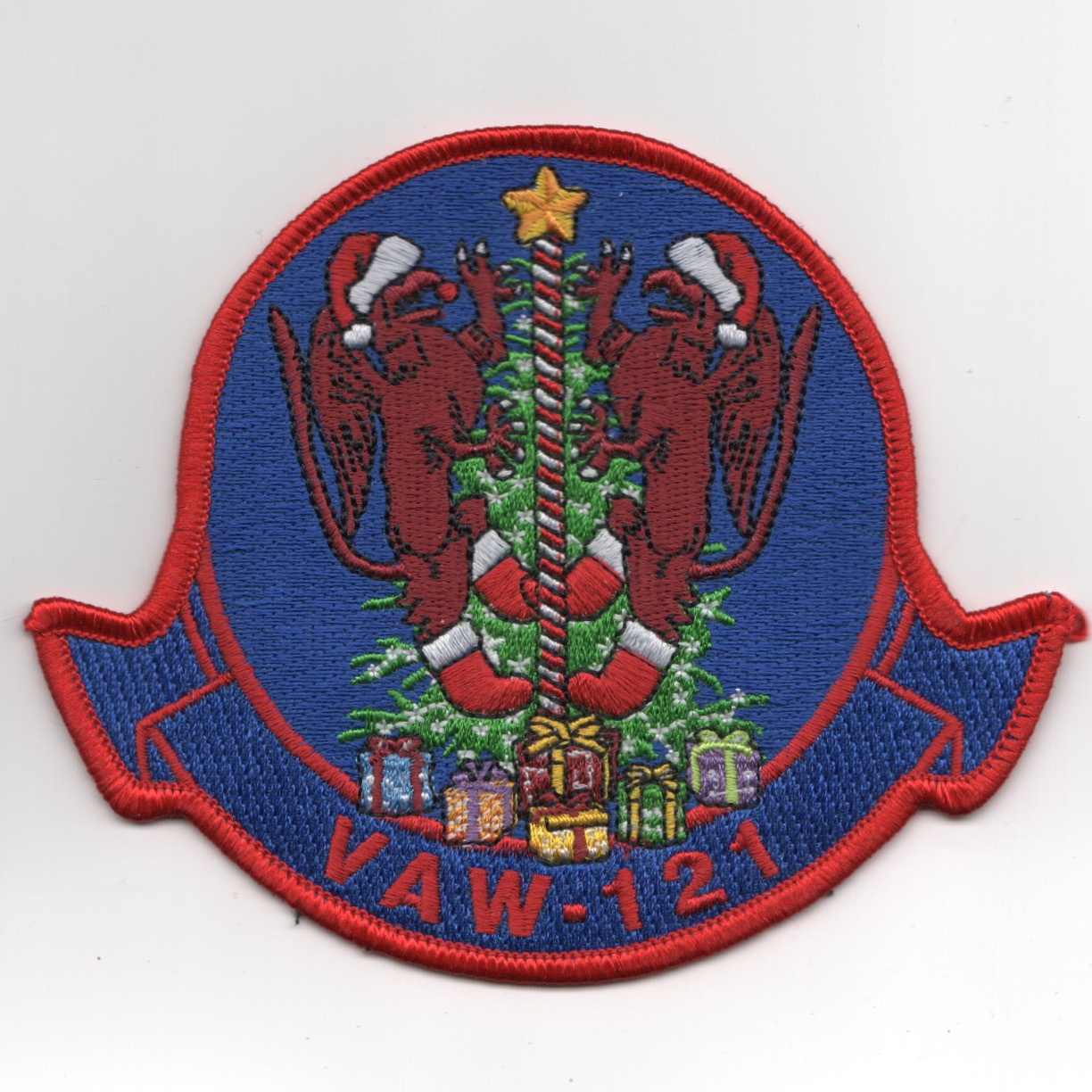 VAW-121 Squadron 'CHRISTmas' Patch (Blue)