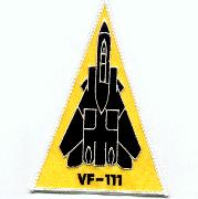 VF-111 Aircraft Triangle Patch (Yellow)