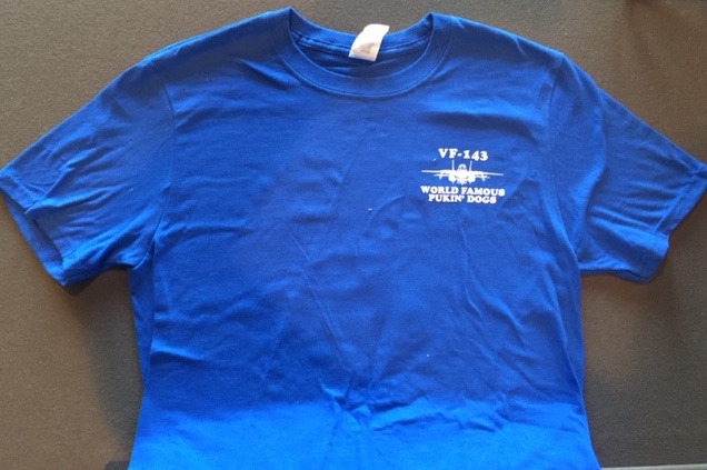 VF-143 Squadron T-shirt (Blue/Front)