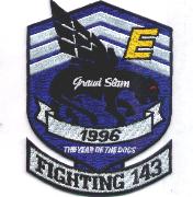 VF-143 1996 Battle 'E' Squadron Patch