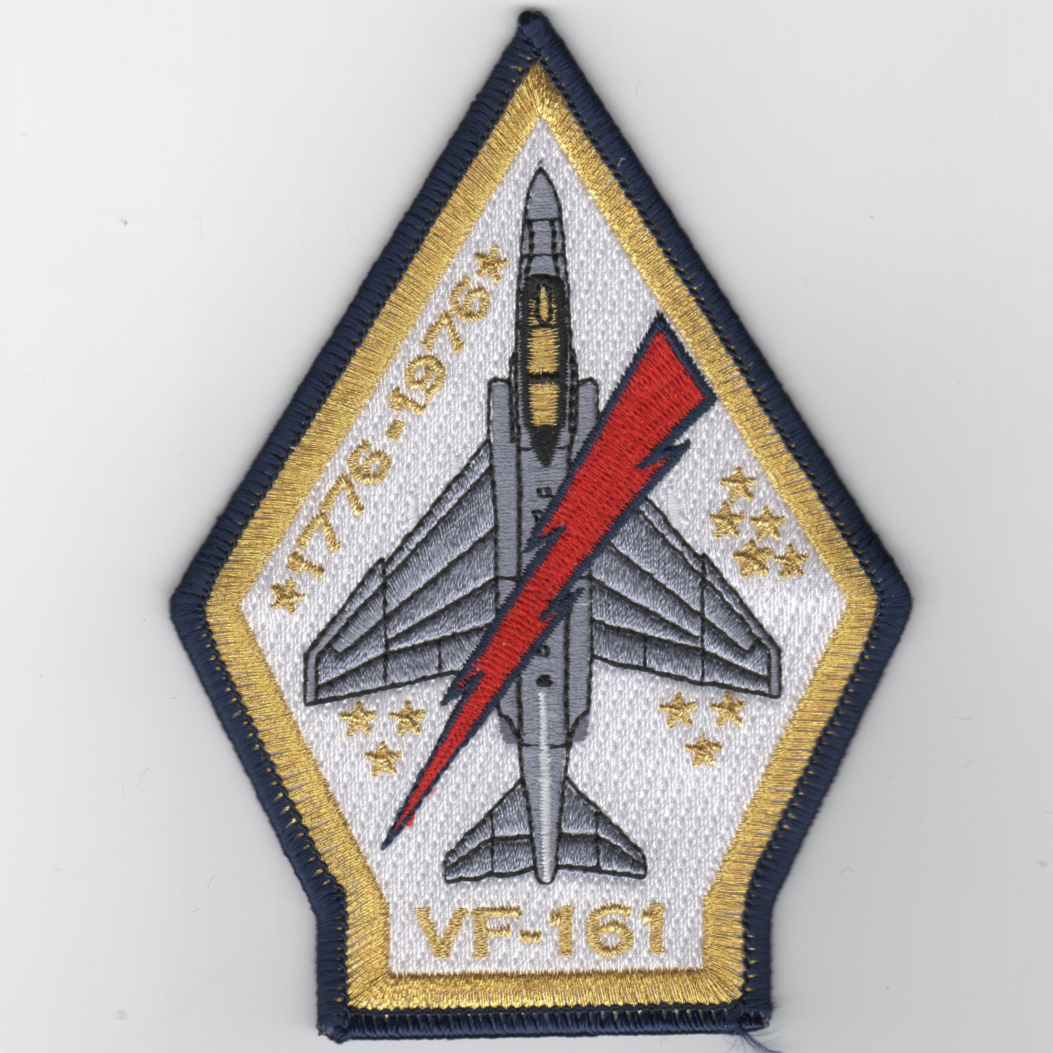 VF-161 F-4 'Coffin' Bicentennial Patch (White)