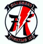 VF-161 Squadron Patch (White)