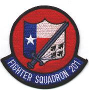 FIGHTER SQUADRON 201 Patch (Tab on Bottom/F-14s)