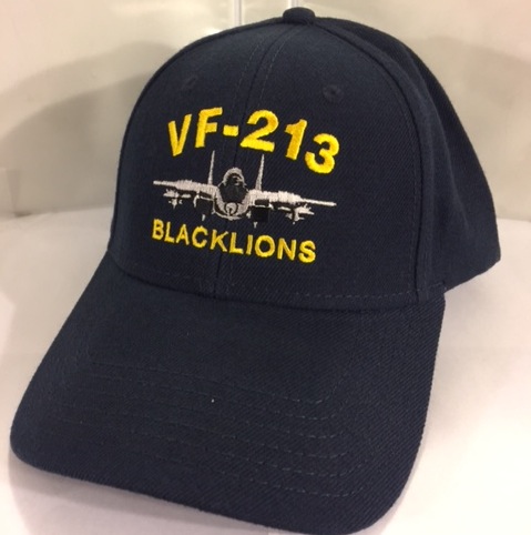 VF-213/F-14 Ballcap (Dk. Blue/Dir. Emb.)