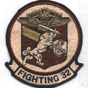 VF-32 Squadron Patch (Desert)