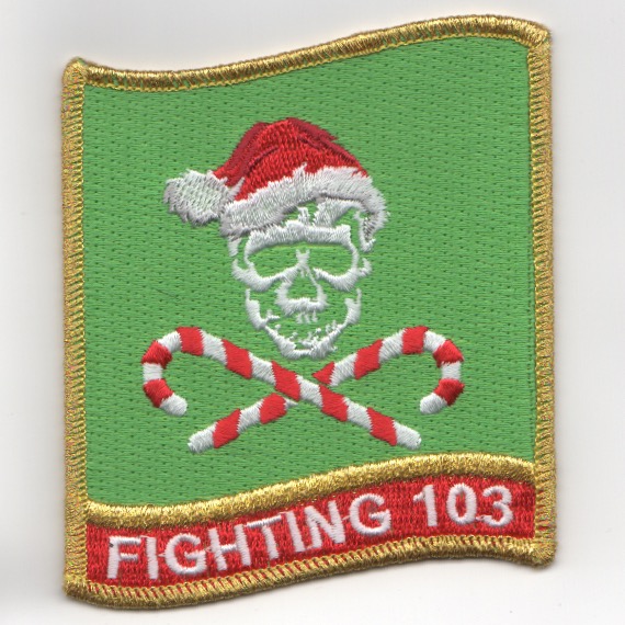 VFA-103 2019 'CHRISTMAS' Patch (Gold)