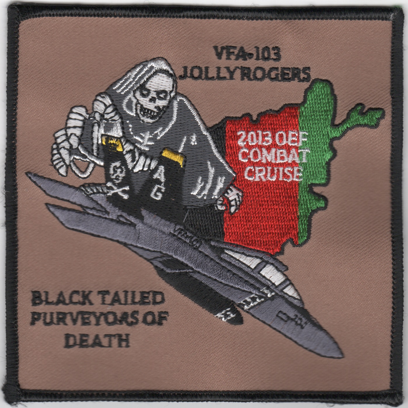 VFA-103 2013 'Purveyor of Death' Cruise Patch