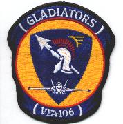 VFA-106 Squadron Patch (4.5-inch/Aircraft)
