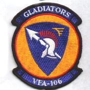 VFA-106 Squadron Patch (4-inch/No Aircraft)