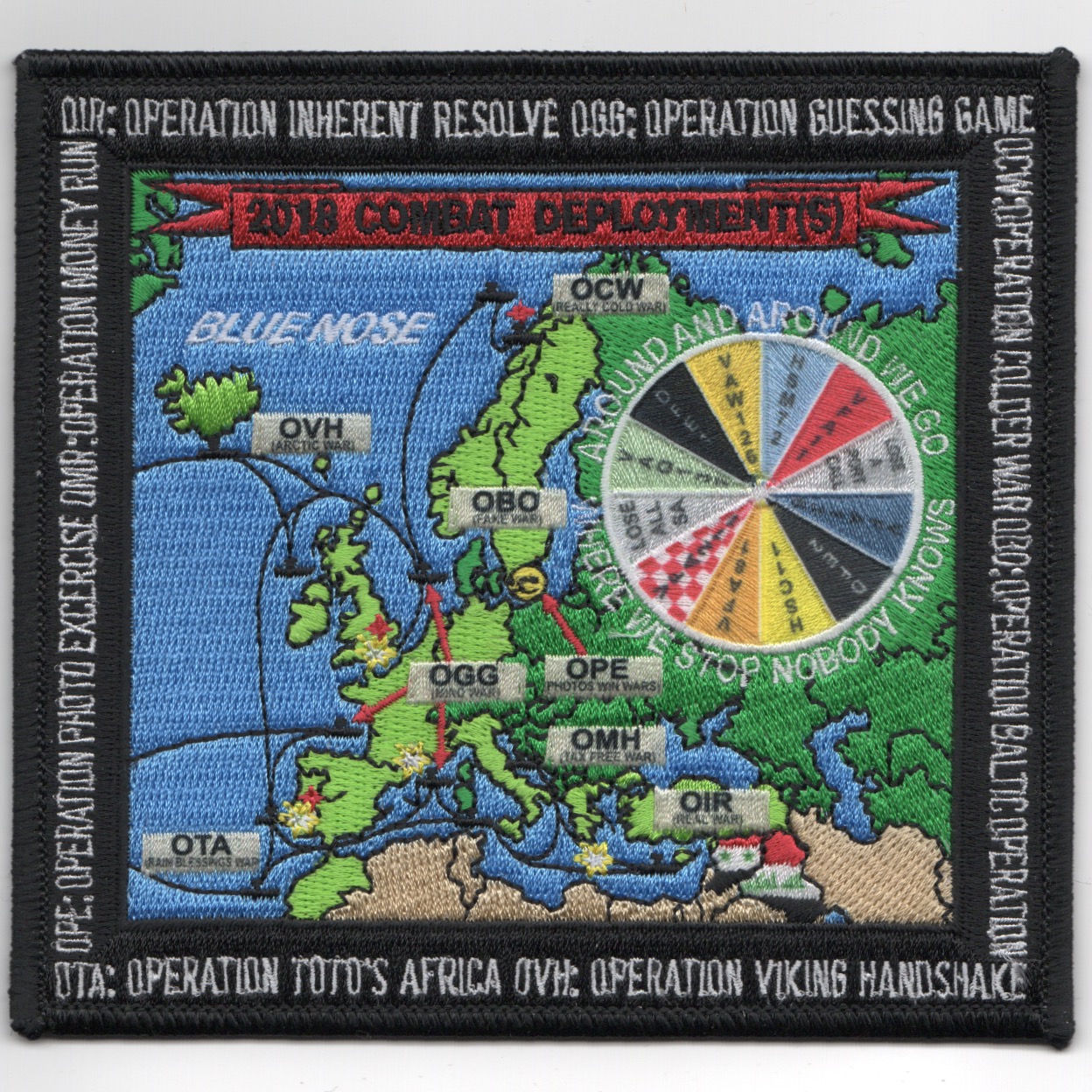 VFA-136 2018 'Deployment Wheel' Cruise Patch
