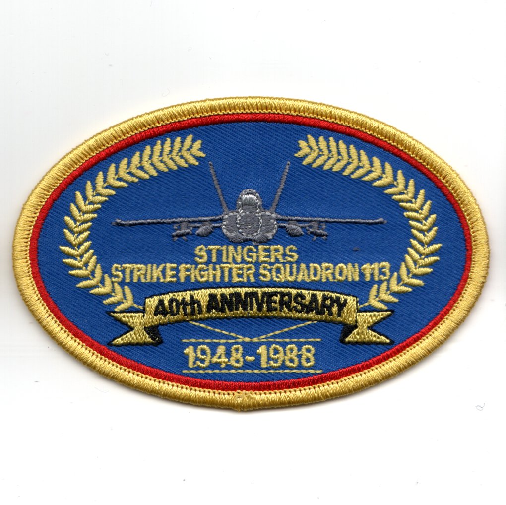 VFA-113 40th Anniversary (Oval)