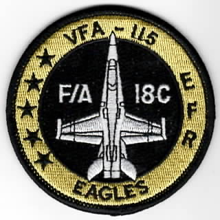 VFA-115 F/A-18C Bullet (Black-Yellow/5-Stars)