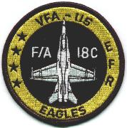 VFA-115 F/A-18C Bullet (Black-Yellow/4-Stars)